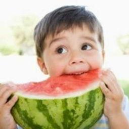 小孩吃瓜绿色头像,绿色头像下的童真世界